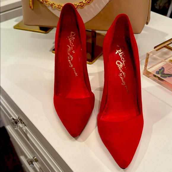 Alice + Olivia Shoes - (2 for $22 bundle!) Alice & Olivia Red Women's Heels Size 37 (Size 6)